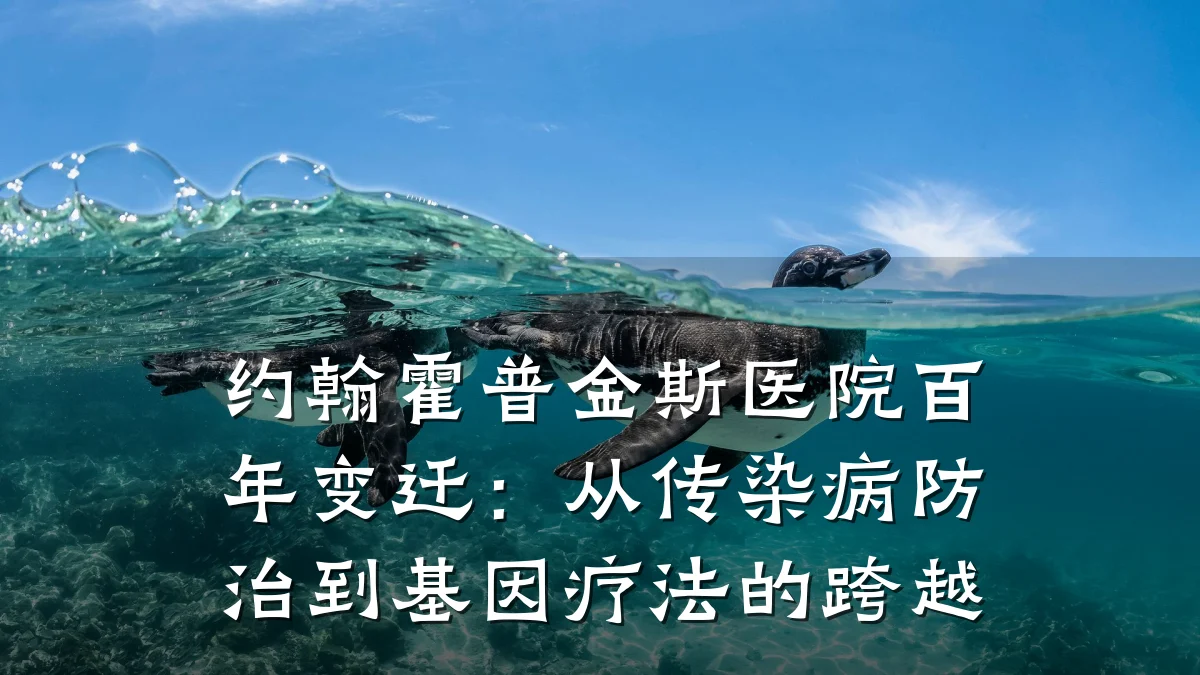 约翰霍普金斯医院百年变迁:从传染病防治到基因疗法的跨越