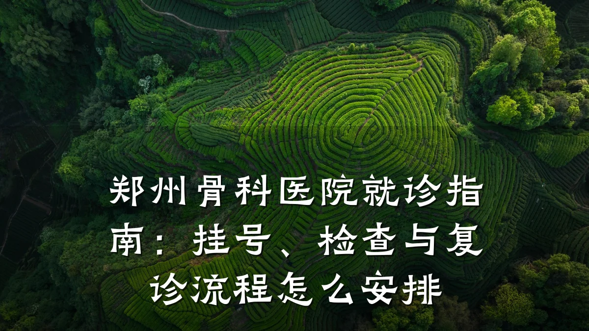 郑州骨科医院就诊指南:挂号、检查与复诊流程怎么安排