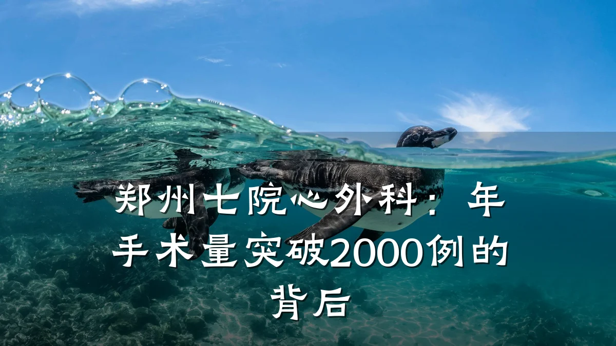郑州七院心外科:年手术量突破2000例的背后