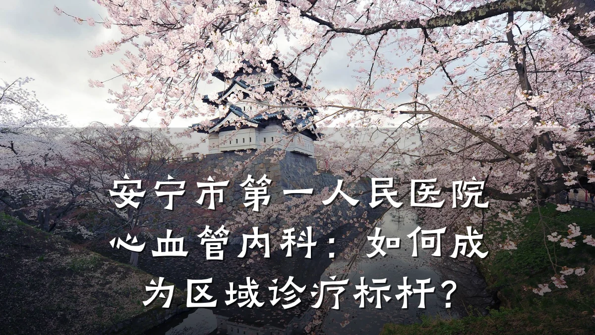 安宁市第一人民医院心血管内科:如何成为区域诊疗标杆?