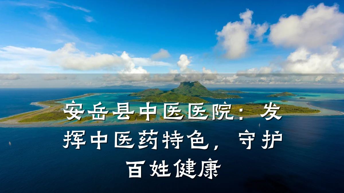 安岳县中医医院:发挥中医药特色,守护百姓健康