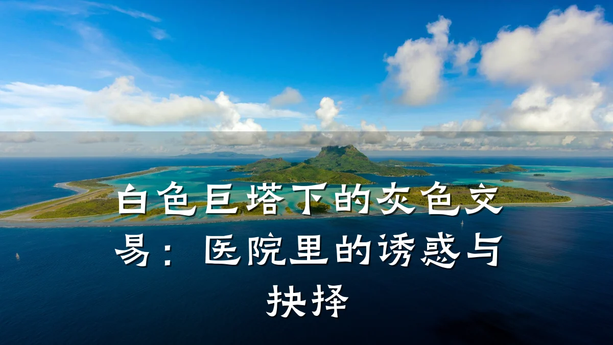 白色巨塔下的灰色交易:医院里的诱惑与抉择