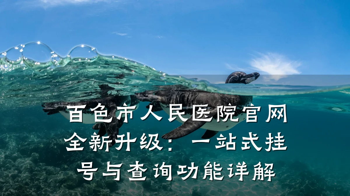百色市人民医院官网全新升级:一站式挂号与查询功能详解