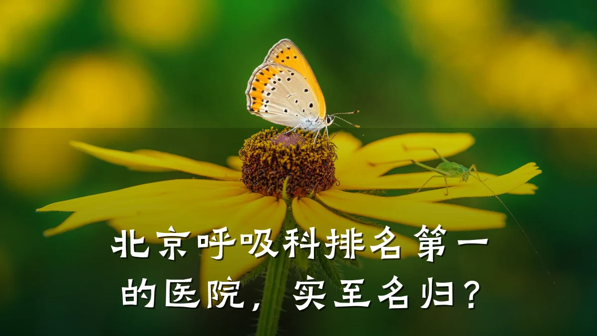 北京呼吸科排名第一的医院,实至名归?