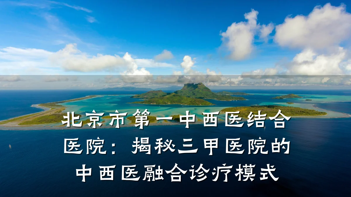 北京市第一中西医结合医院：揭秘三甲医院的中西医融合诊疗模式