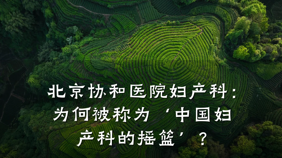 北京协和医院妇产科:为何被称为‘中国妇产科的摇篮’?