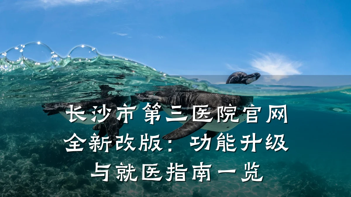 长沙市第三医院官网全新改版：功能升级与就医指南一览