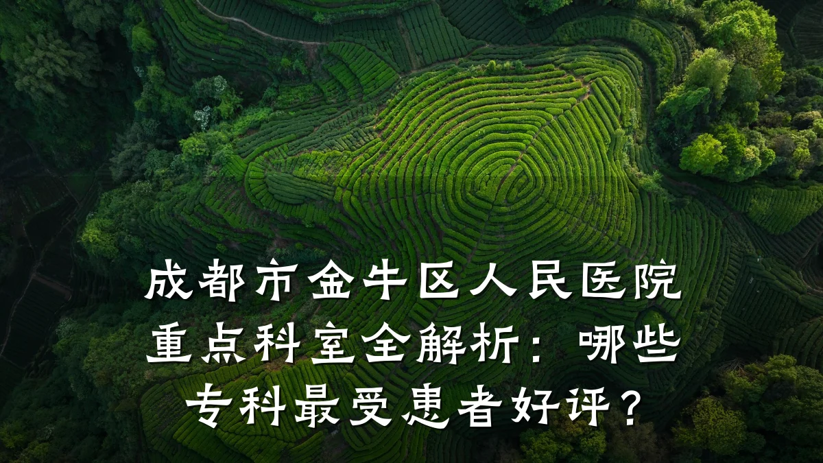 成都市金牛区人民医院重点科室全解析:哪些专科最受患者好评?