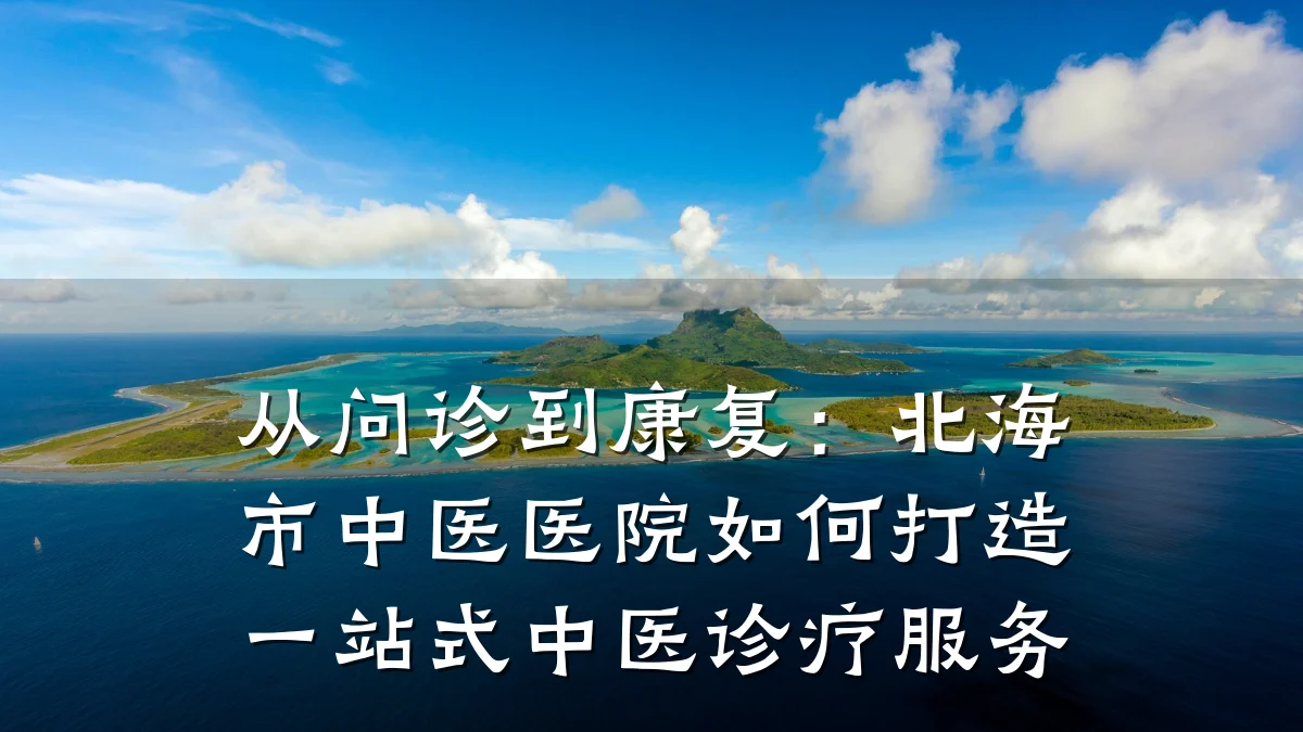 从问诊到康复:北海市中医医院如何打造一站式中医诊疗服务