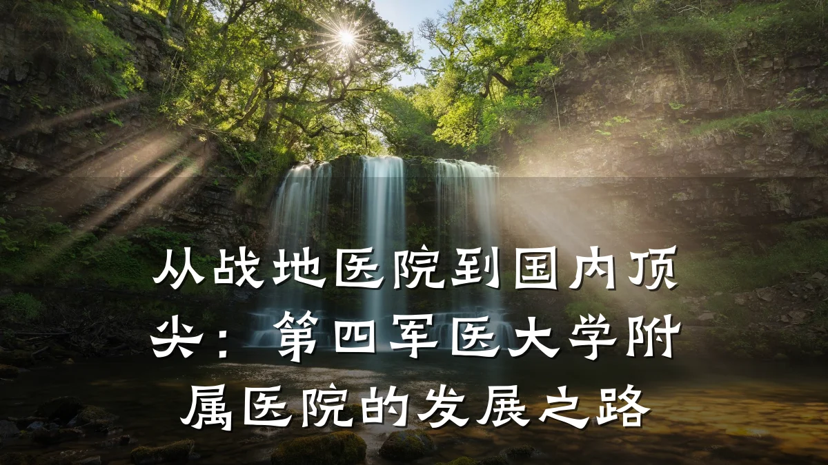 从战地医院到国内顶尖:第四军医大学附属医院的发展之路