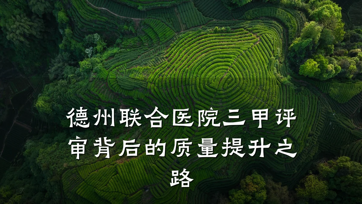 德州联合医院三甲评审背后的质量提升之路