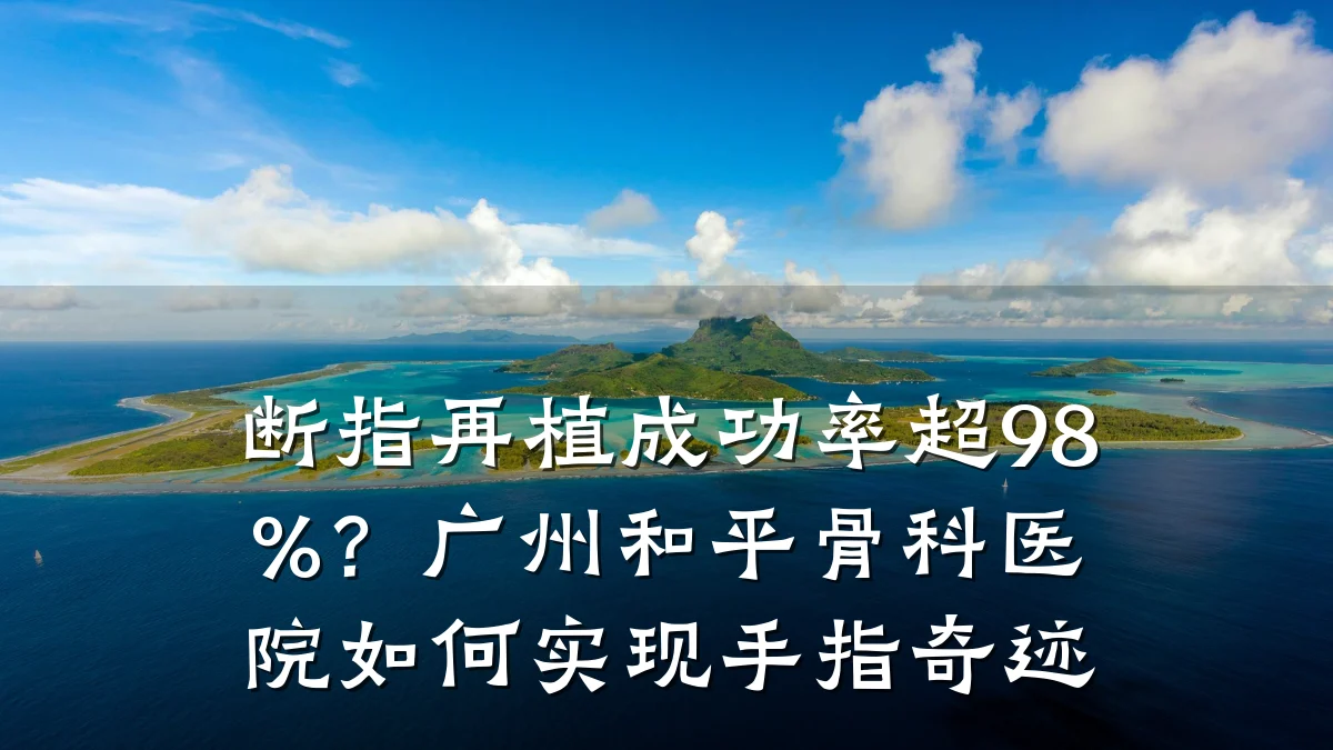断指再植成功率超98%？广州和平骨科医院如何实现手指奇迹