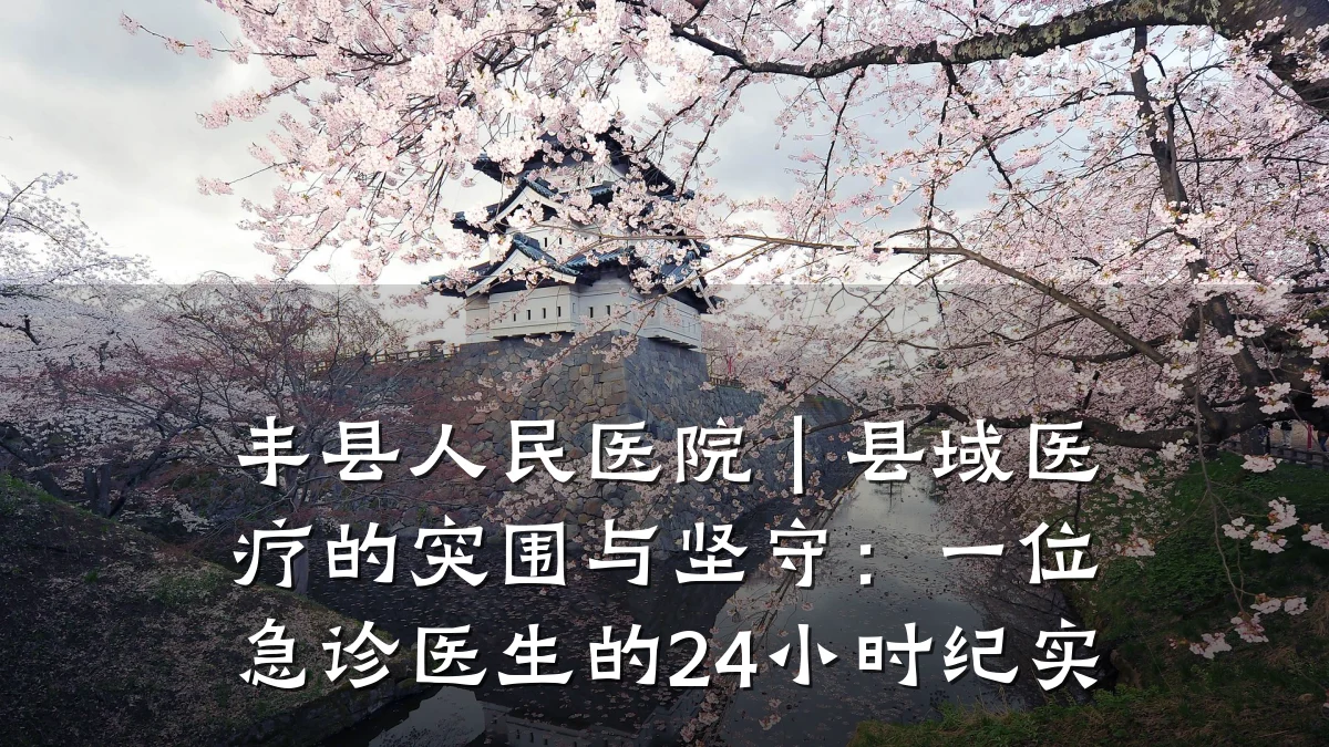丰县人民医院|县域医疗的突围与坚守:一位急诊医生的24小时纪实