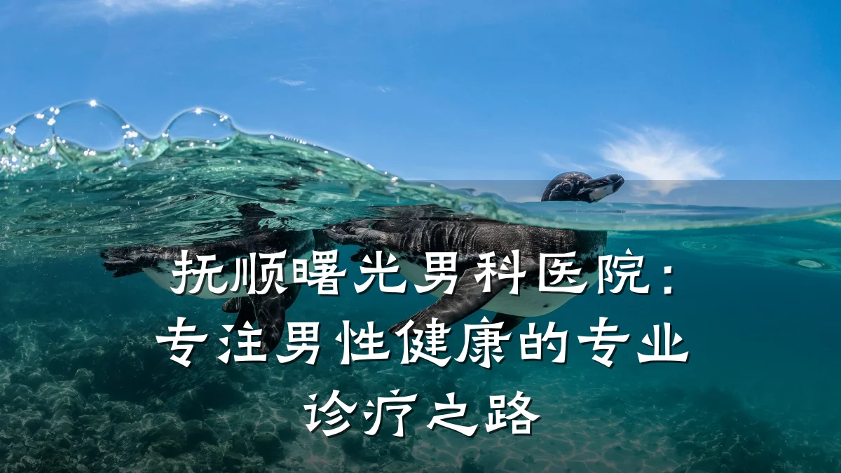 抚顺曙光男科医院:专注男性健康的专业诊疗之路
