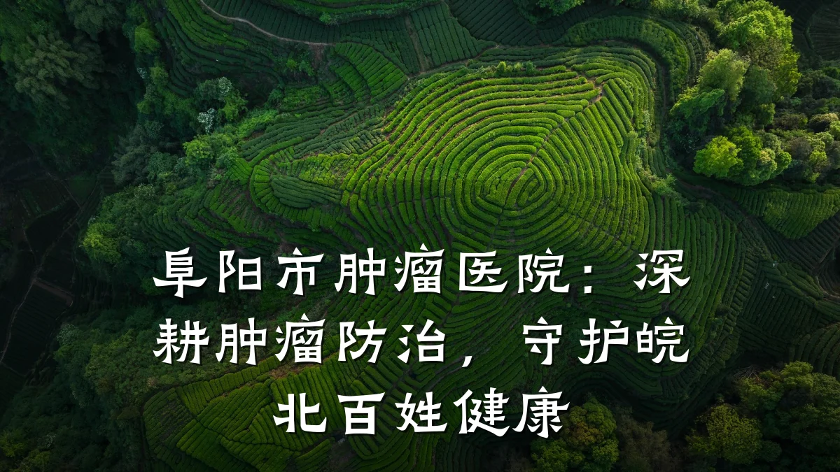 阜阳市肿瘤医院:深耕肿瘤防治,守护皖北百姓健康