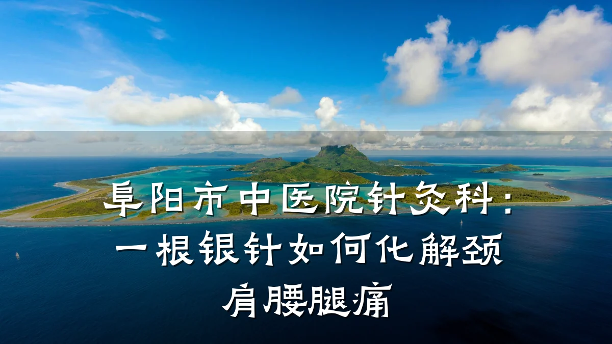 阜阳市中医院针灸科:一根银针如何化解颈肩腰腿痛