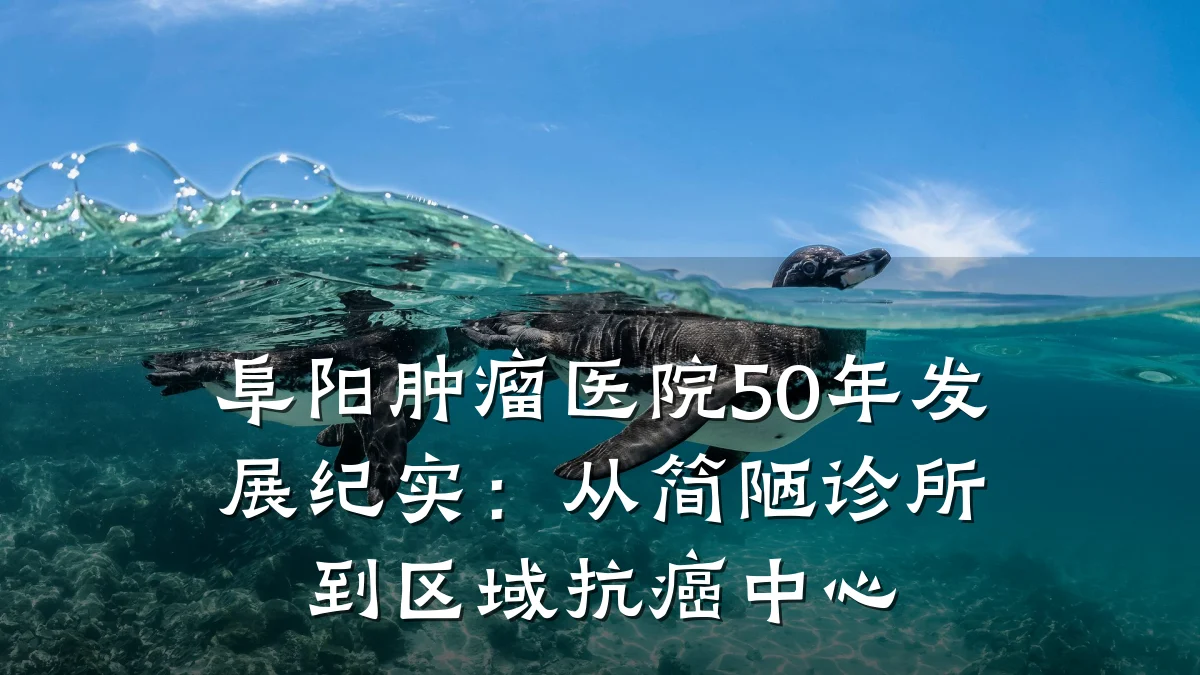 阜阳肿瘤医院50年发展纪实:从简陋诊所到区域抗癌中心