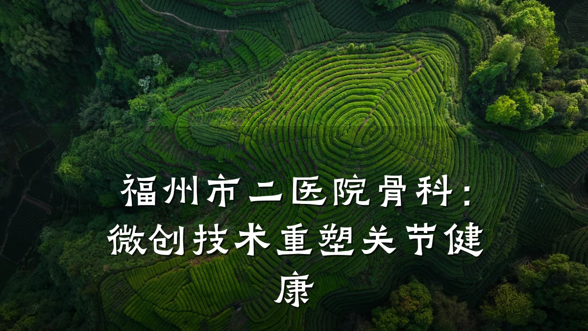 福州市二医院骨科：微创技术重塑关节健康