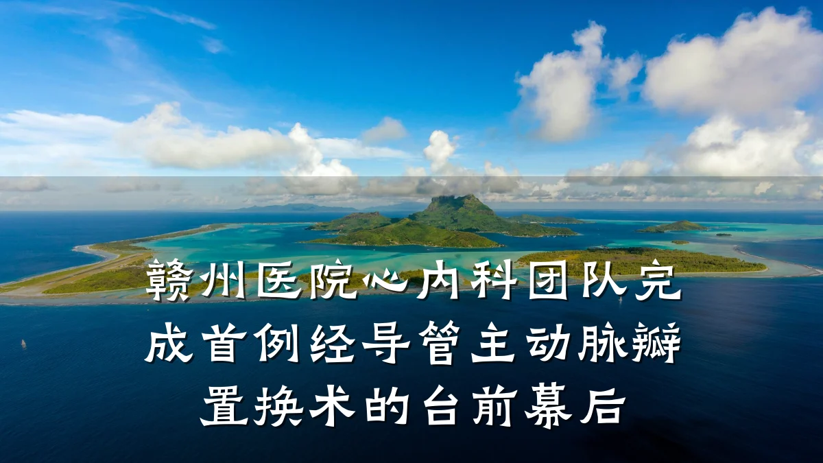 赣州医院心内科团队完成首例经导管主动脉瓣置换术的台前幕后