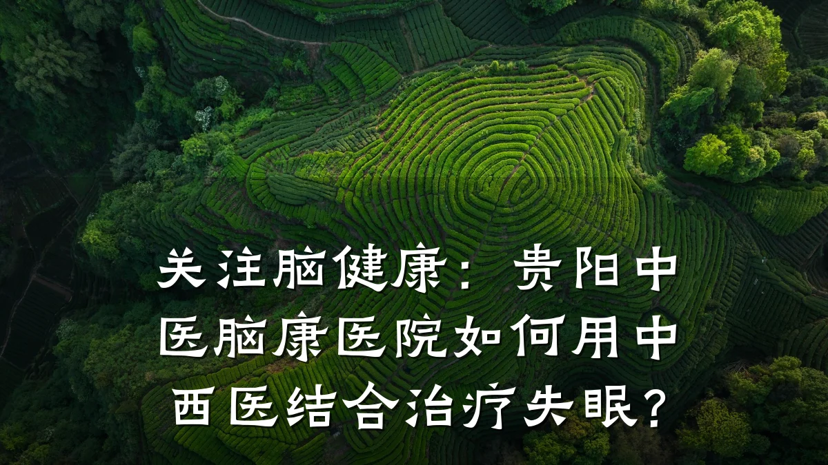 关注脑健康:贵阳中医脑康医院如何用中西医结合治疗失眠?
