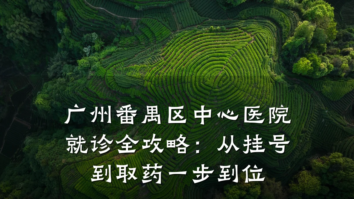 广州番禺区中心医院就诊全攻略:从挂号到取药一步到位