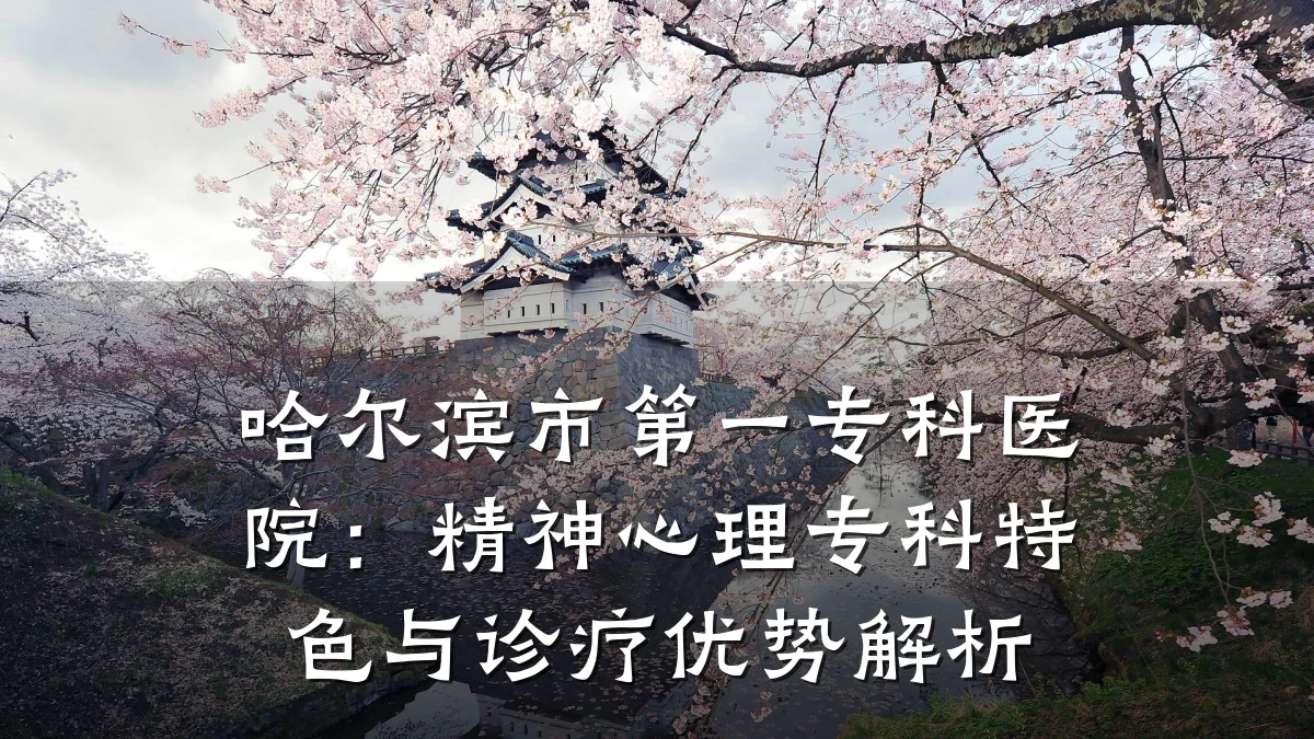 哈尔滨市第一专科医院：精神心理专科特色与诊疗优势解析