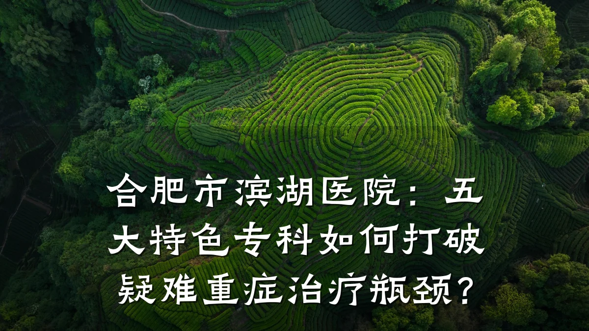 合肥市滨湖医院：五大特色专科如何打破疑难重症治疗瓶颈？