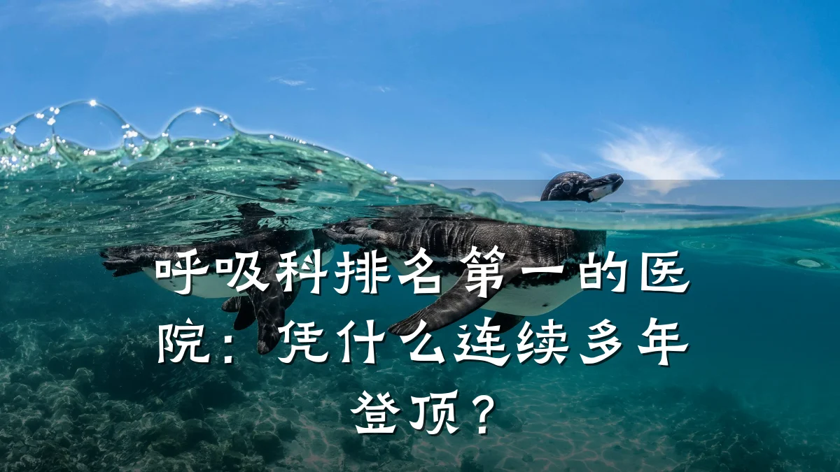 呼吸科排名第一的医院：凭什么连续多年登顶？