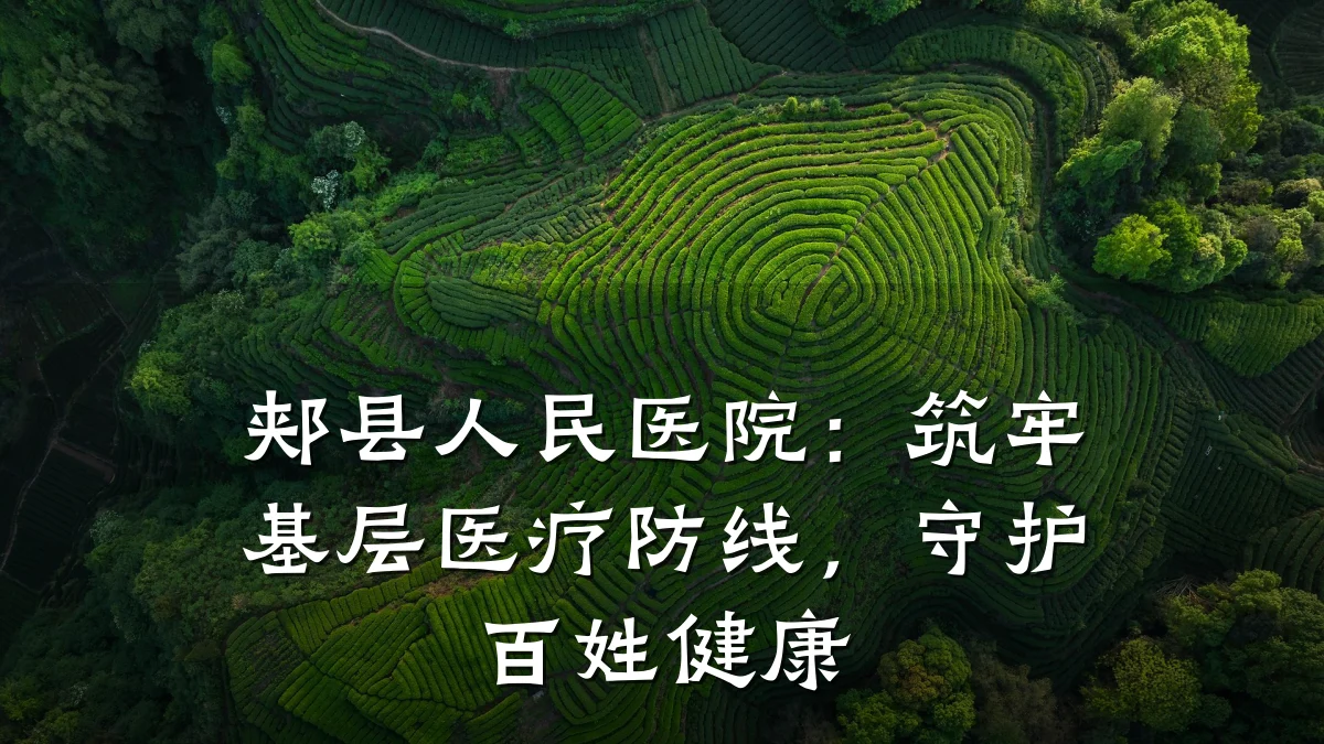 郏县人民医院:筑牢基层医疗防线,守护百姓健康