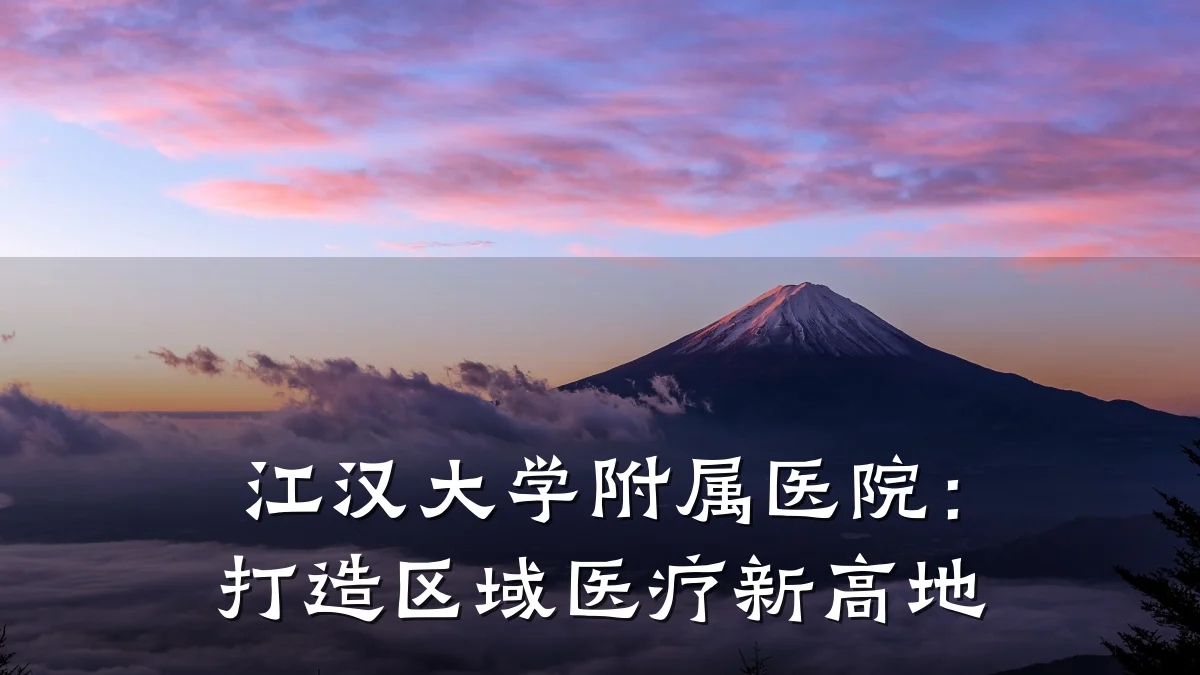 江汉大学附属医院:打造区域医疗新高地