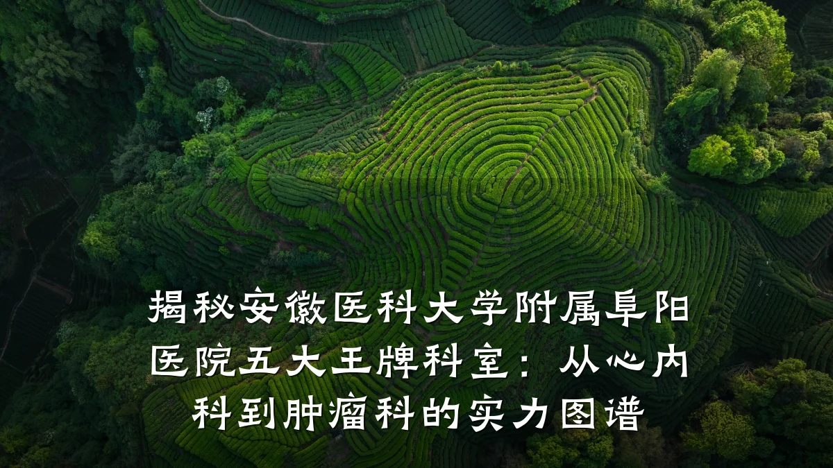 揭秘安徽医科大学附属阜阳医院五大王牌科室:从心内科到肿瘤科的实力图谱