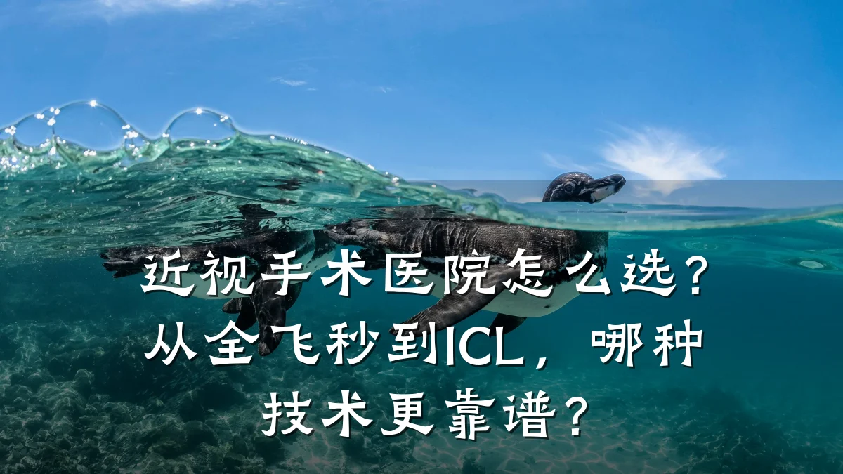 近视手术医院怎么选?从全飞秒到ICL,哪种技术更靠谱?