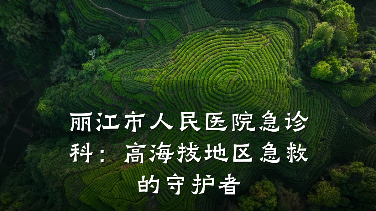 丽江市人民医院急诊科：高海拔地区急救的守护者
