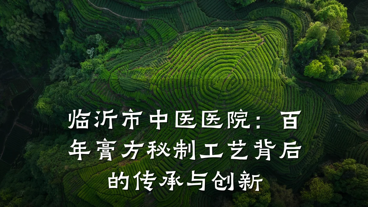 临沂市中医医院:百年膏方秘制工艺背后的传承与创新
