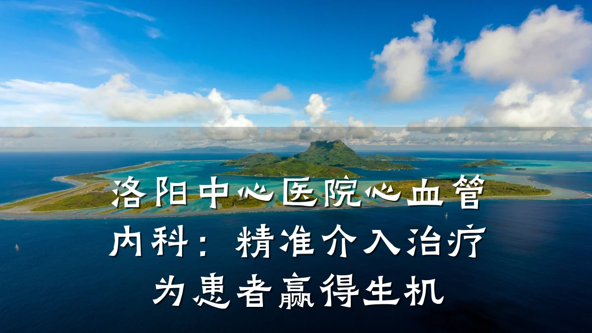 洛阳中心医院心血管内科:精准介入治疗为患者赢得生机