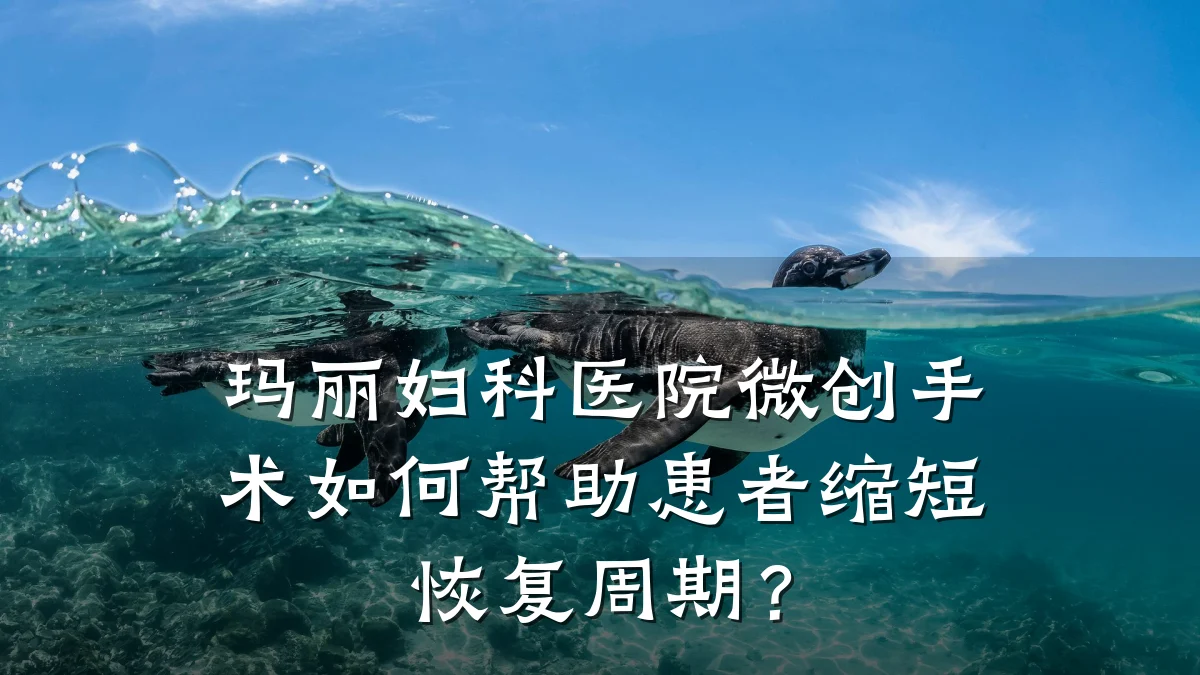 玛丽妇科医院微创手术如何帮助患者缩短恢复周期？