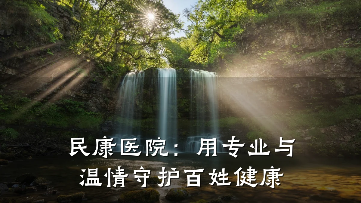 民康医院:用专业与温情守护百姓健康