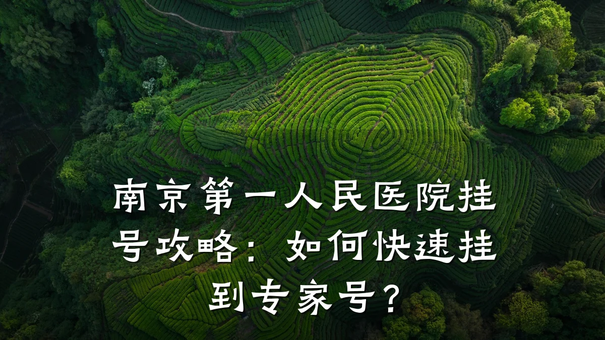 南京第一人民医院挂号攻略:如何快速挂到专家号?