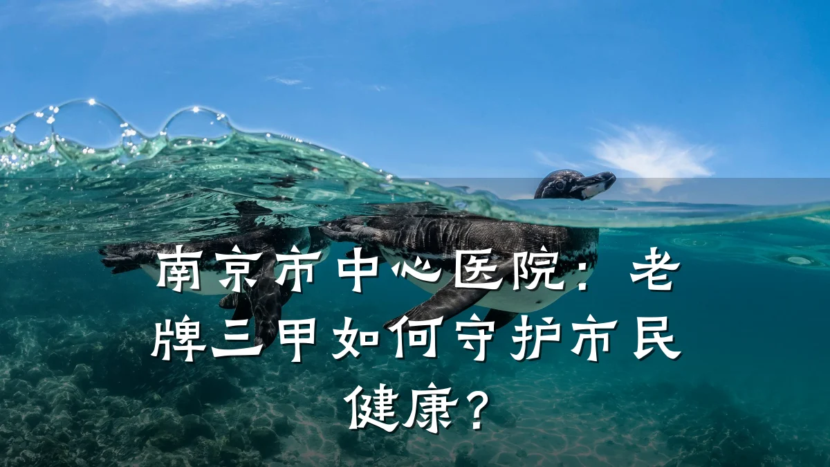 南京市中心医院:老牌三甲如何守护市民健康?
