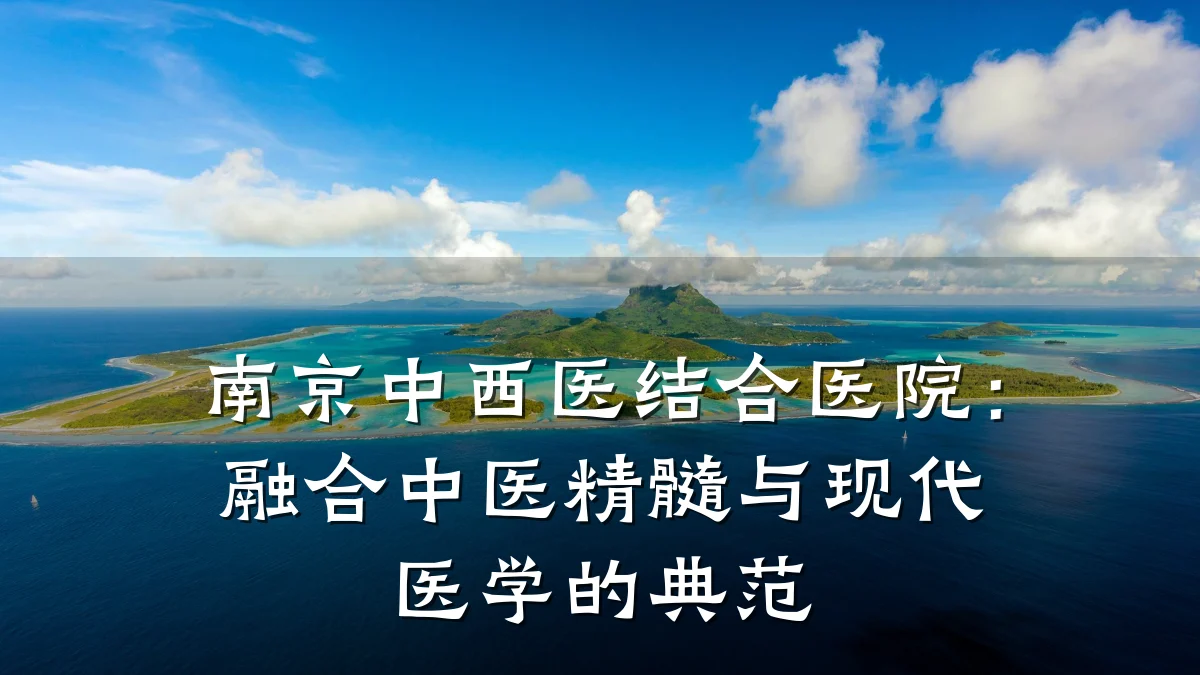 南京中西医结合医院:融合中医精髓与现代医学的典范