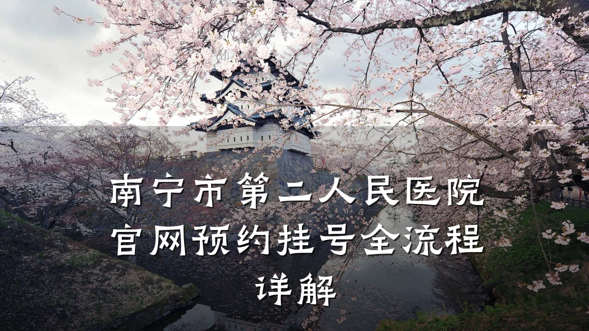 南宁市第二人民医院官网预约挂号全流程详解