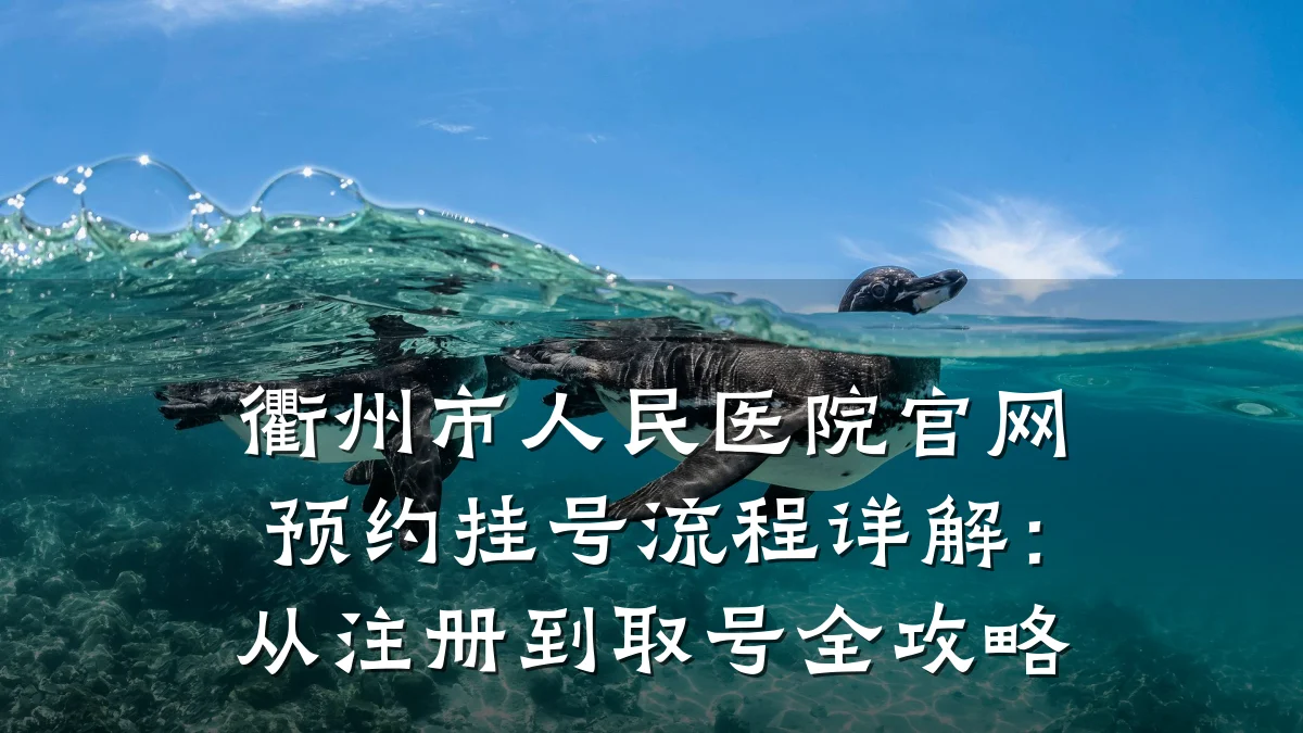 衢州市人民医院官网预约挂号流程详解：从注册到取号全攻略