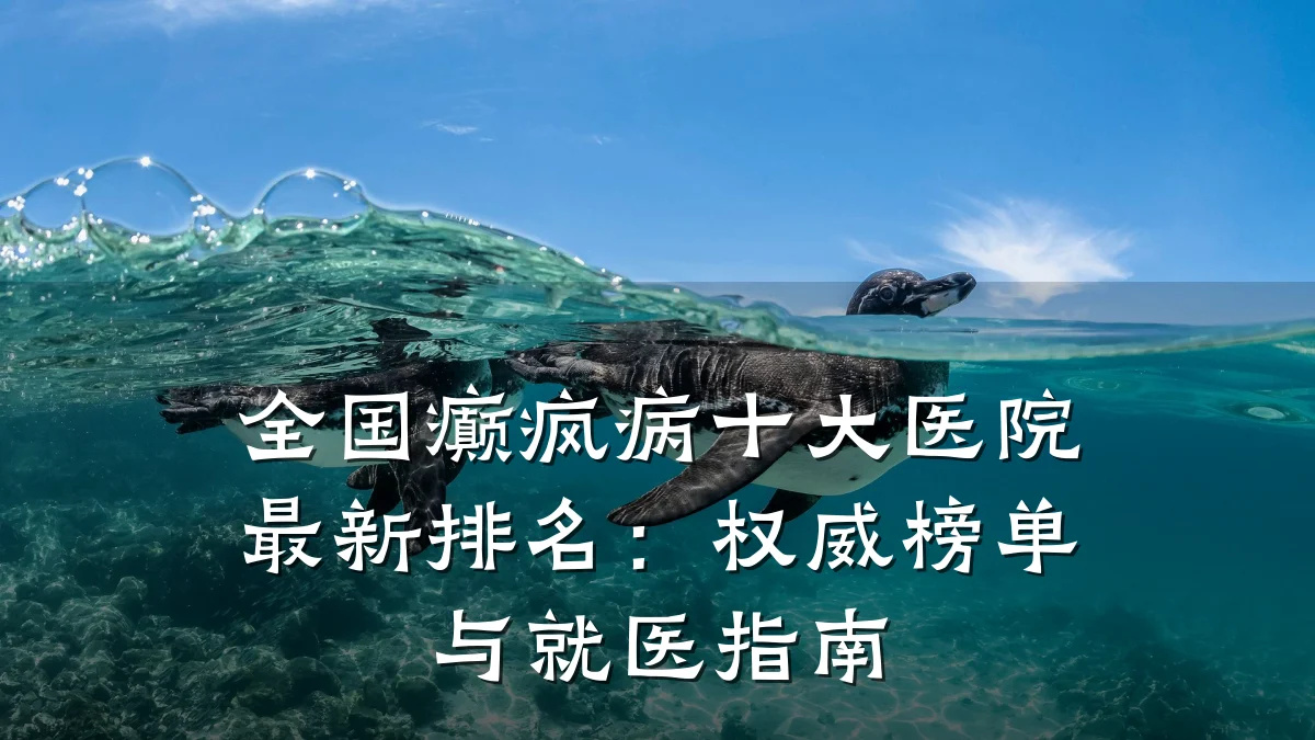 全国癫疯病十大医院最新排名:权威榜单与就医指南