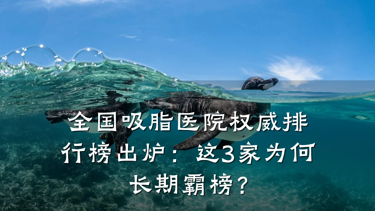 全国吸脂医院权威排行榜出炉：这3家为何长期霸榜？