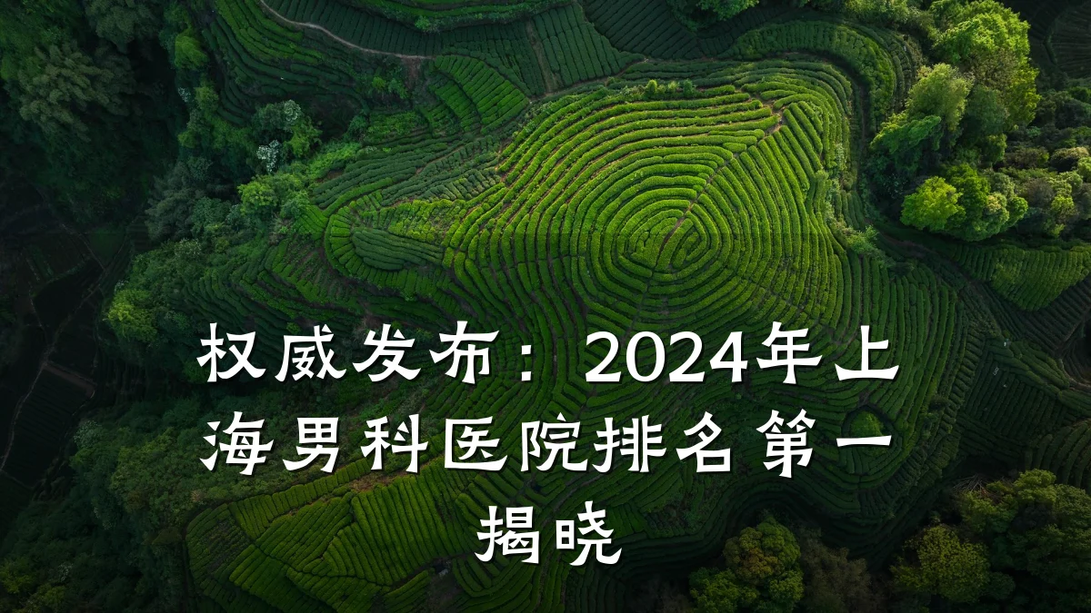 权威发布:2024年上海男科医院排名第一揭晓