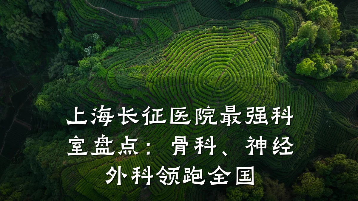 上海长征医院最强科室盘点:骨科、神经外科领跑全国
