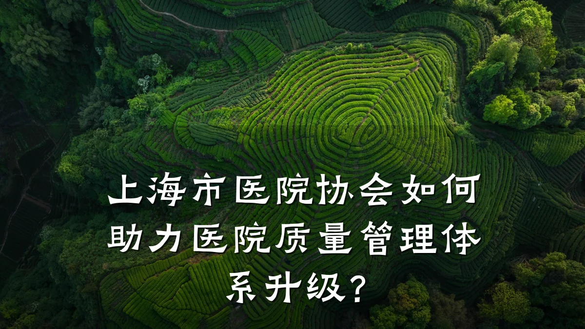 上海市医院协会如何助力医院质量管理体系升级?