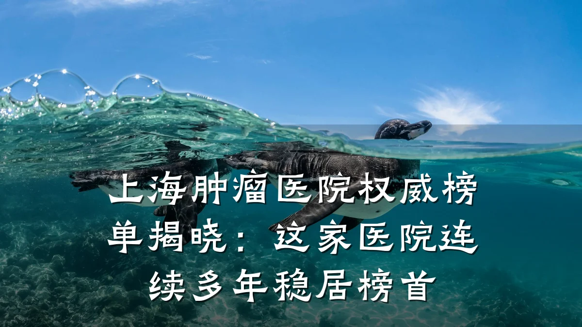 上海肿瘤医院权威榜单揭晓：这家医院连续多年稳居榜首