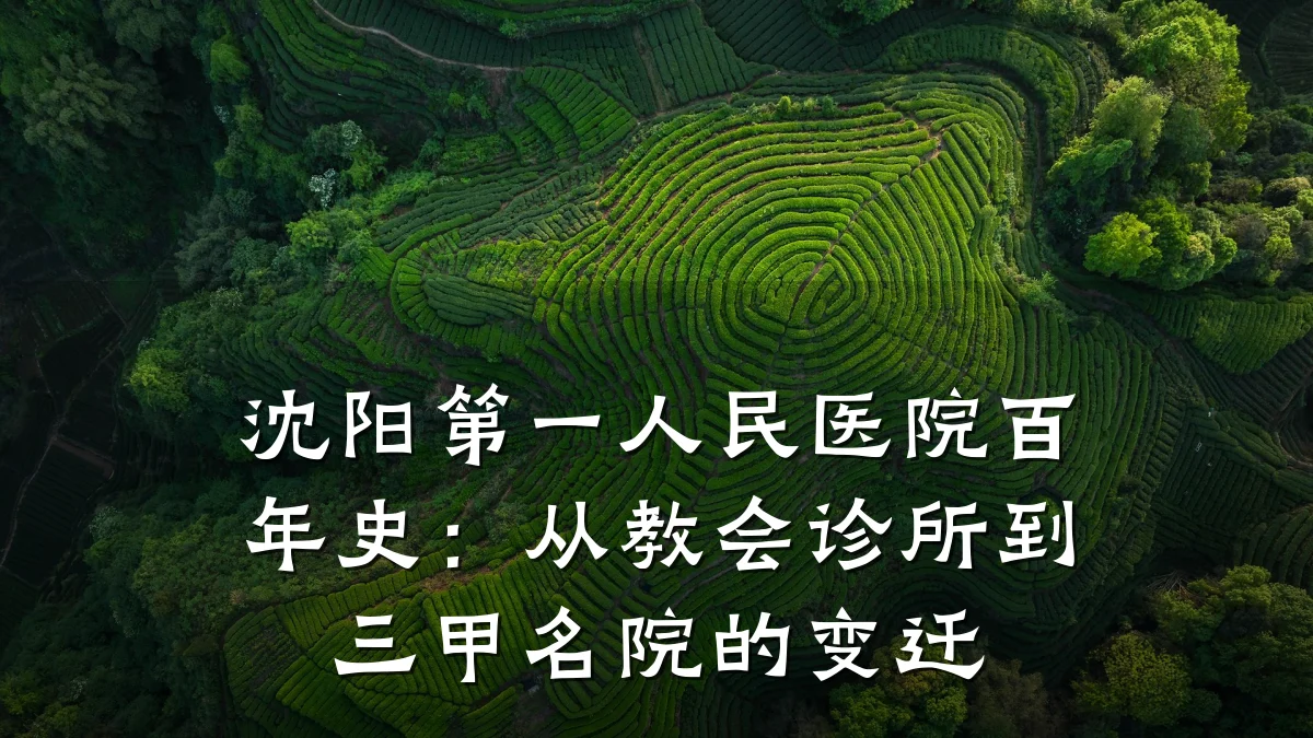 沈阳第一人民医院百年史:从教会诊所到三甲名院的变迁
