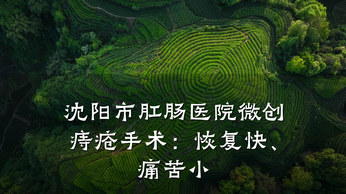 沈阳市肛肠医院微创痔疮手术:恢复快、痛苦小